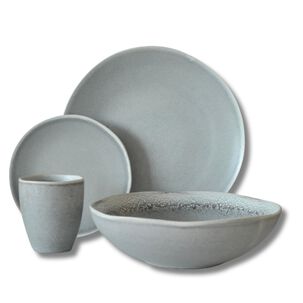 Juego De Loza 16 Piezas Vajilla Cer&aacute;mica Skadar