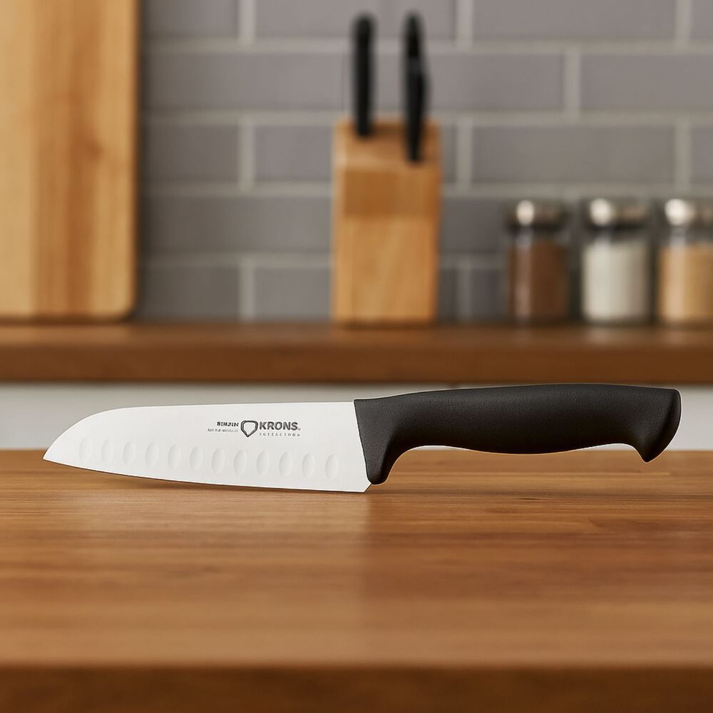 Cuchillo Santoku Krons Prime 17cm Mango Negro image number 2.0