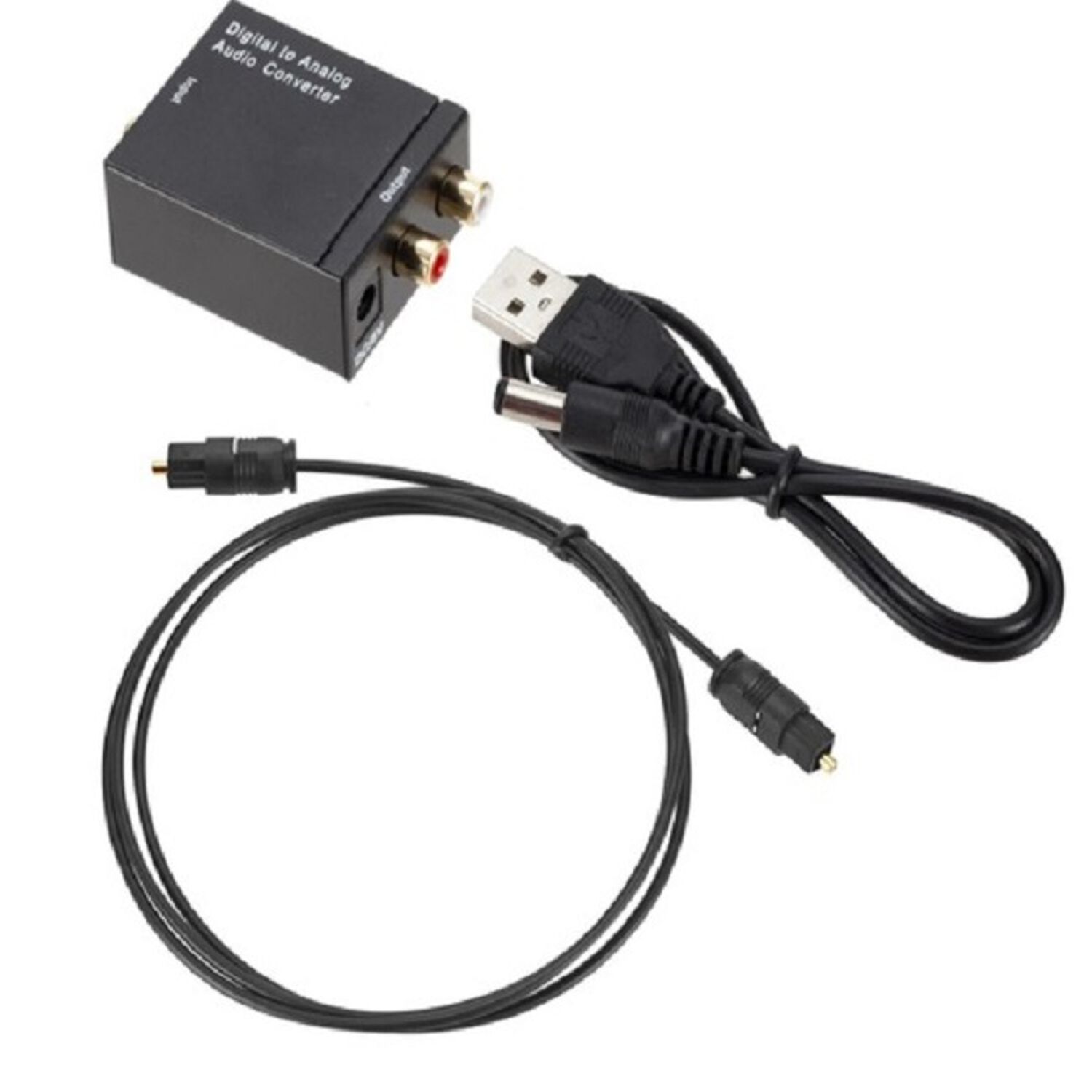 Adaptador Optico A Rca Convertidor Audio Optico Para Tv Amplificador Conversor Rca A Optical image number 1.0