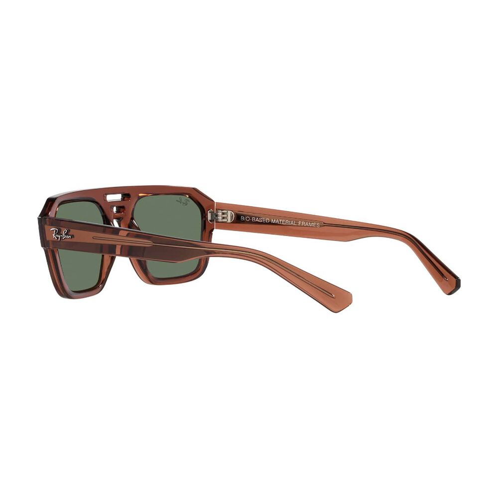 Lentes De Sol Corrigan Transparent Brown Bio-based Sustentable Ray-ban image number 4.0