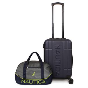Pack Nautica Maleta Cabina Amsterdam Azul + Bolso Mannar Gris
