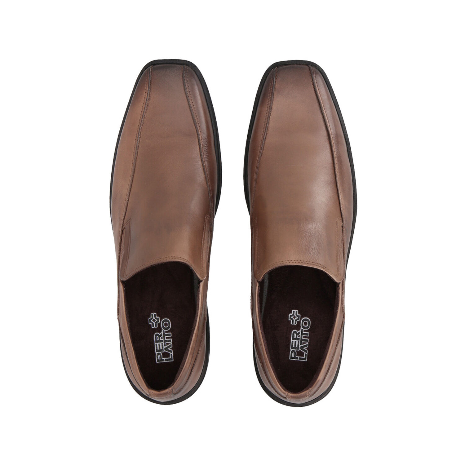 Zapato Hombre Cuero Caf&eacute; Claro Perlatto image number 2.0