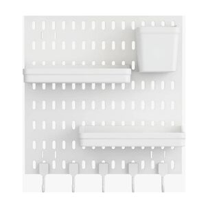 Organizador De Escritorio Pegado A La Pared Blanco