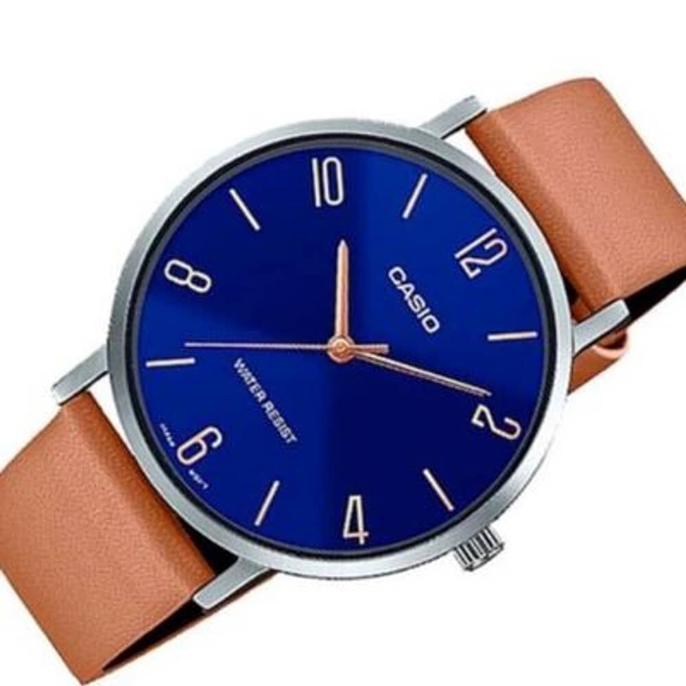 Reloj Ltp-vt01l-2b2 Mujer Analogo Cuero image number 2.0