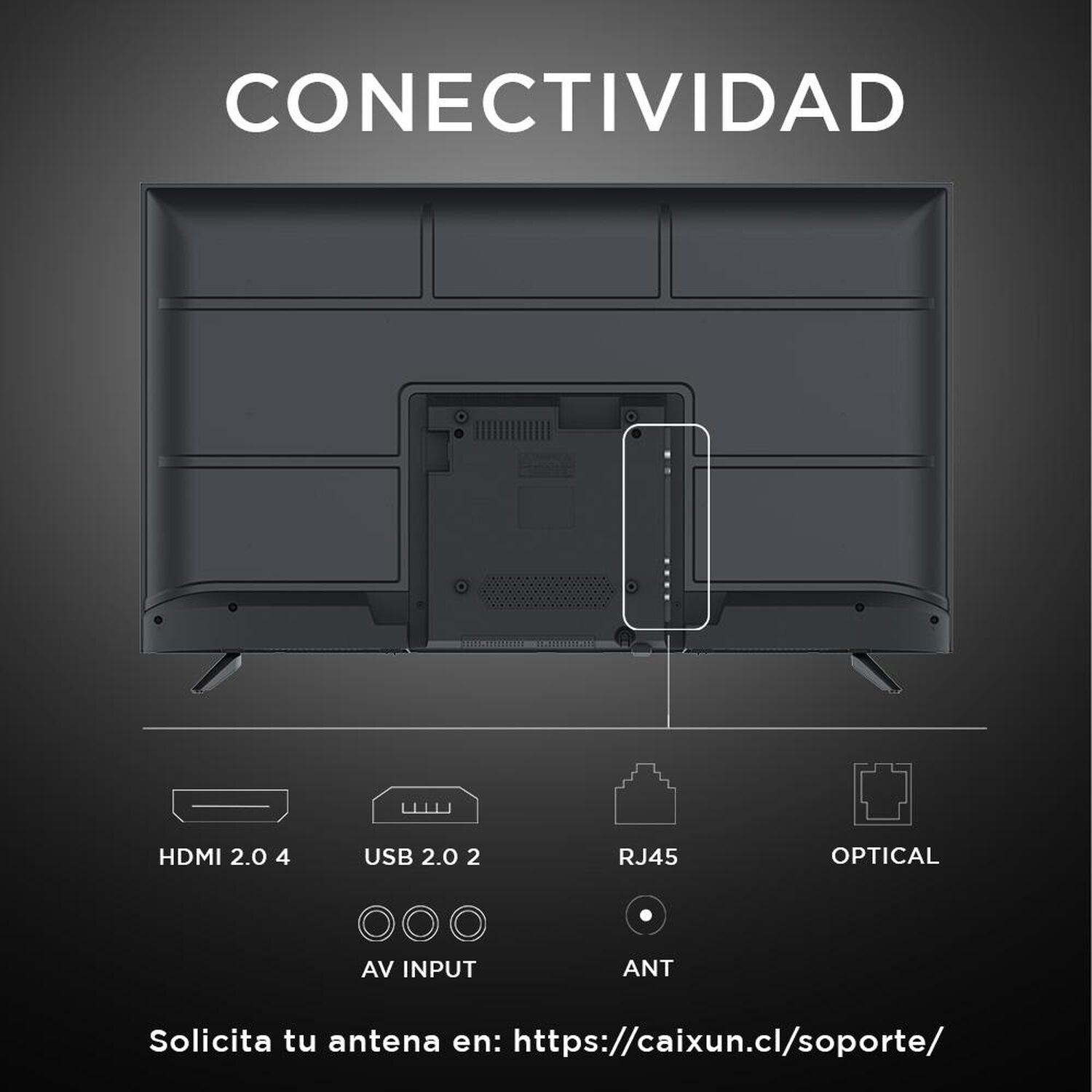 Led 55" Caixun C55V1UG / Ultra HD 4K / Smart TV image number 3.0