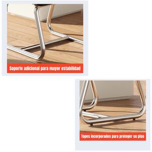 Silla De Escritorio Respaldo Alto Path Negra