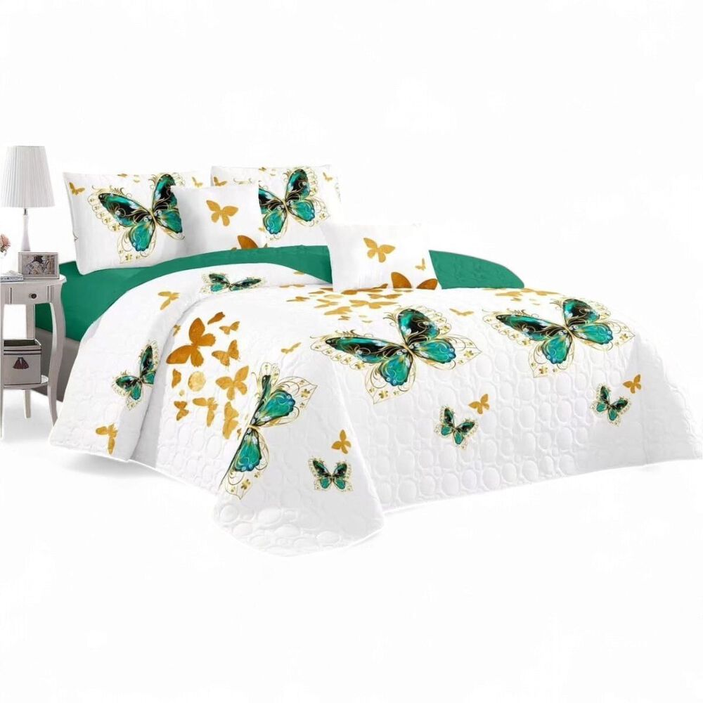 Cubrecama De Verano 2 Plazas Quilt + 2 Fundas De Almohada Cobertor Delgado Cmv-16 image number 0.0