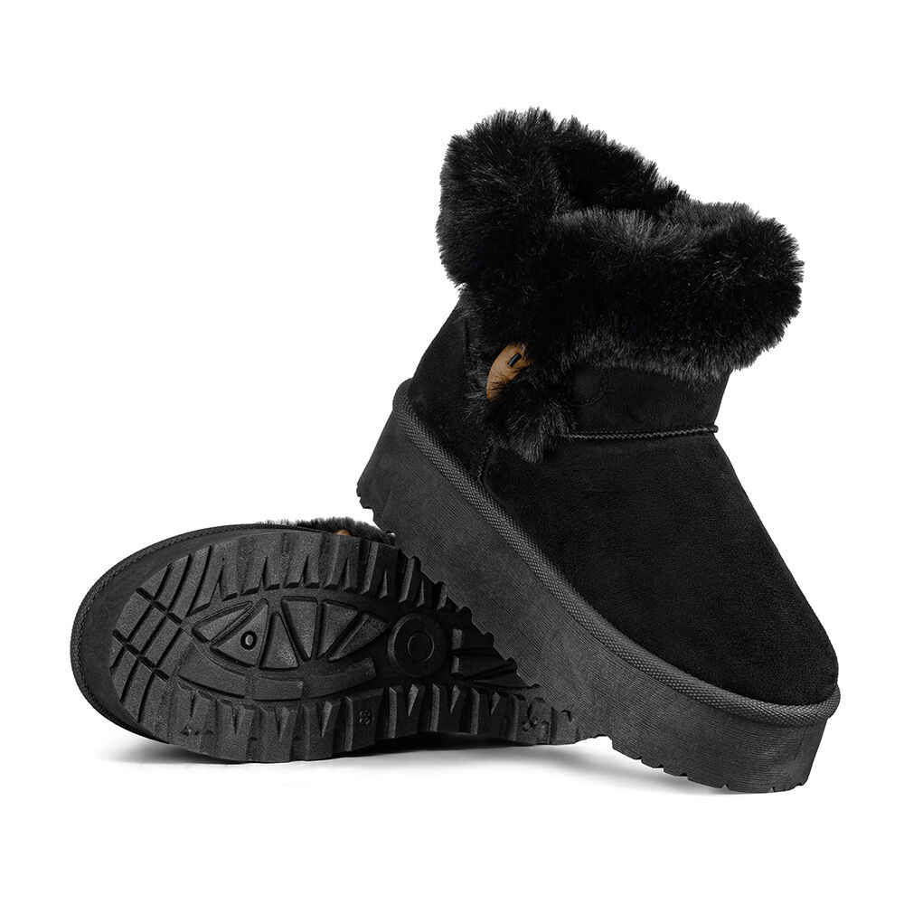 Botin Casual Mujer Gamuza Vintage Antideslizante Weide Lt201 image number 5.0