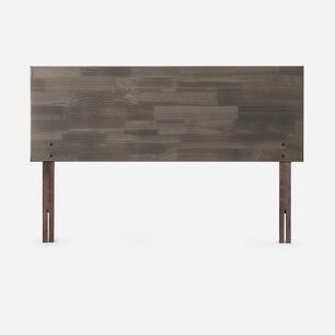 Cama Ba&uacute;l Rosen Indie / 2 Plazas / Base Normal + Respaldo Tabor Grafito