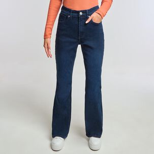 Jeans Tiro Medio Flare Mujer Freedom