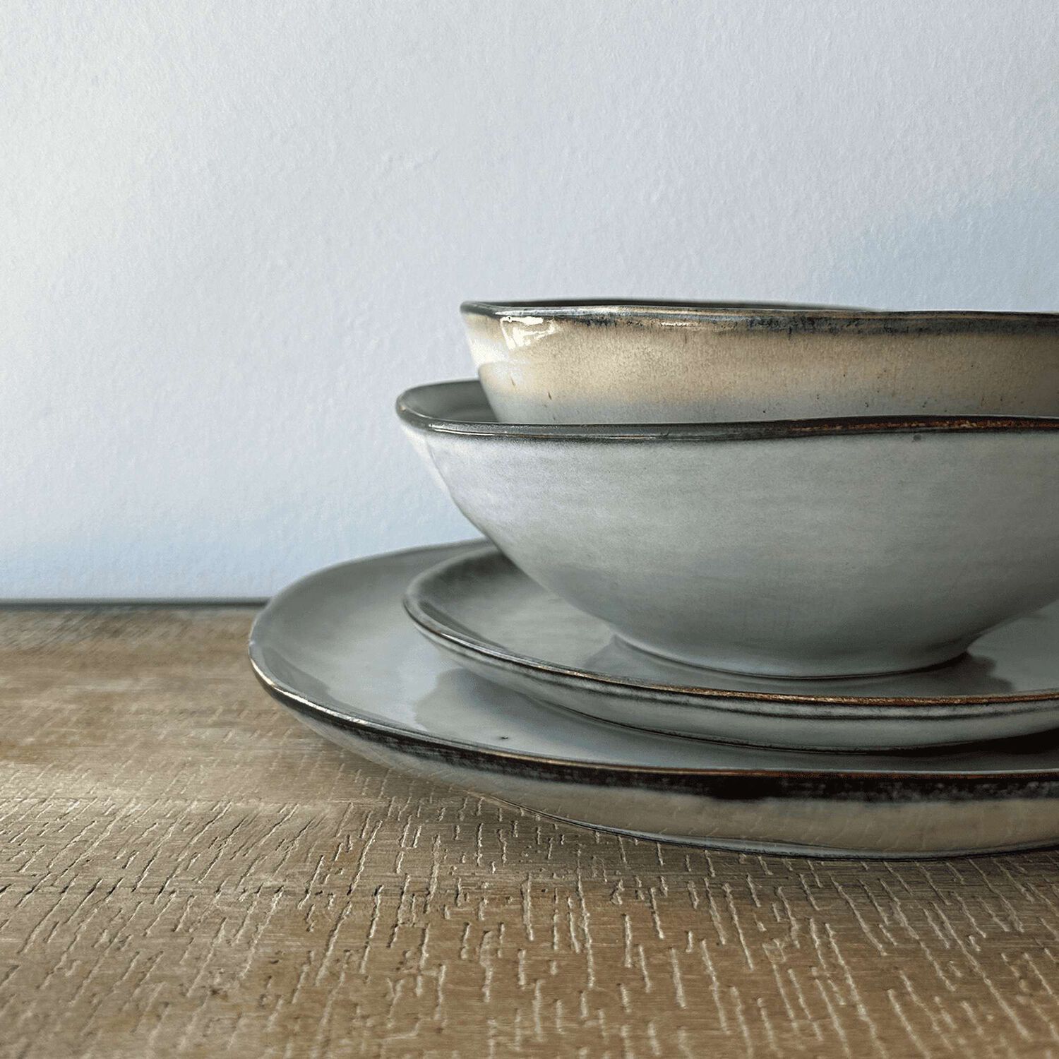 Set De 6 Plato Redondo Cer&aacute;mica 29 Cm L&iacute;nea Terra image number 1.0
