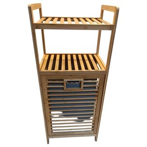 Cesta Estante De Ropa Lavanderia Con Cajon Abatible Hogar