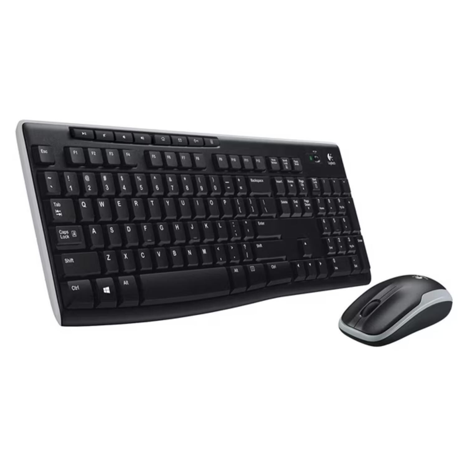 Kit Teclado Y Mouse Inalambrico Usb Negro Mk270 image number 2.0