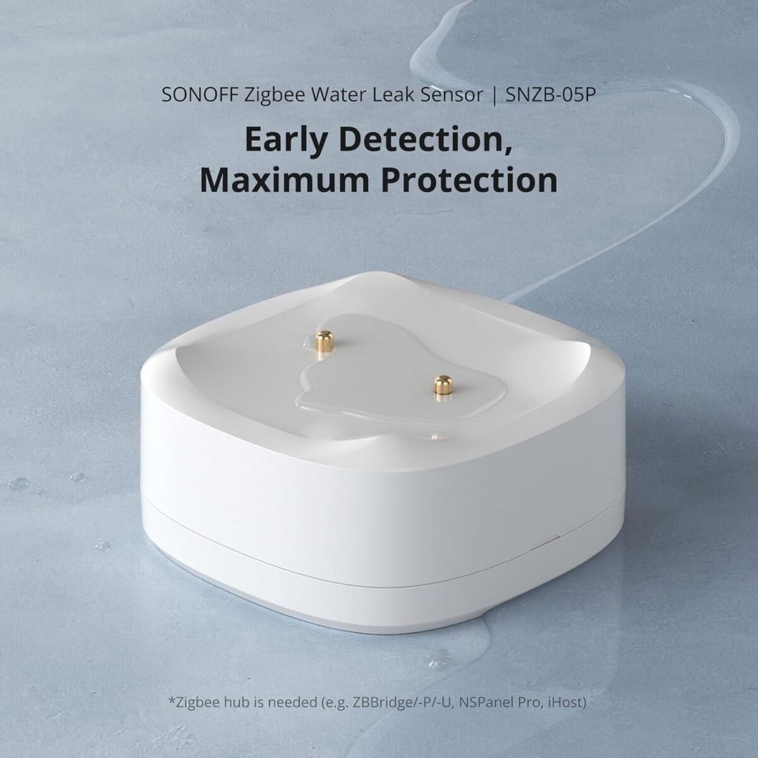 Sensor De Fuga De Agua Inteligente Zigbee Sonoff Snzb-05p image number 2.0