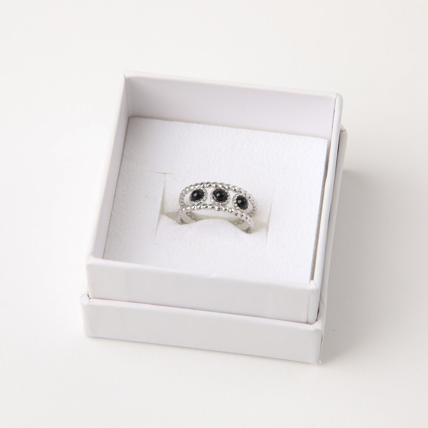 Anillo 19v69 Plateado Mujer Str124 image number 2.0