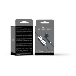 Audifono Energy Sistem Earphones 1 Bt Negro 428175
