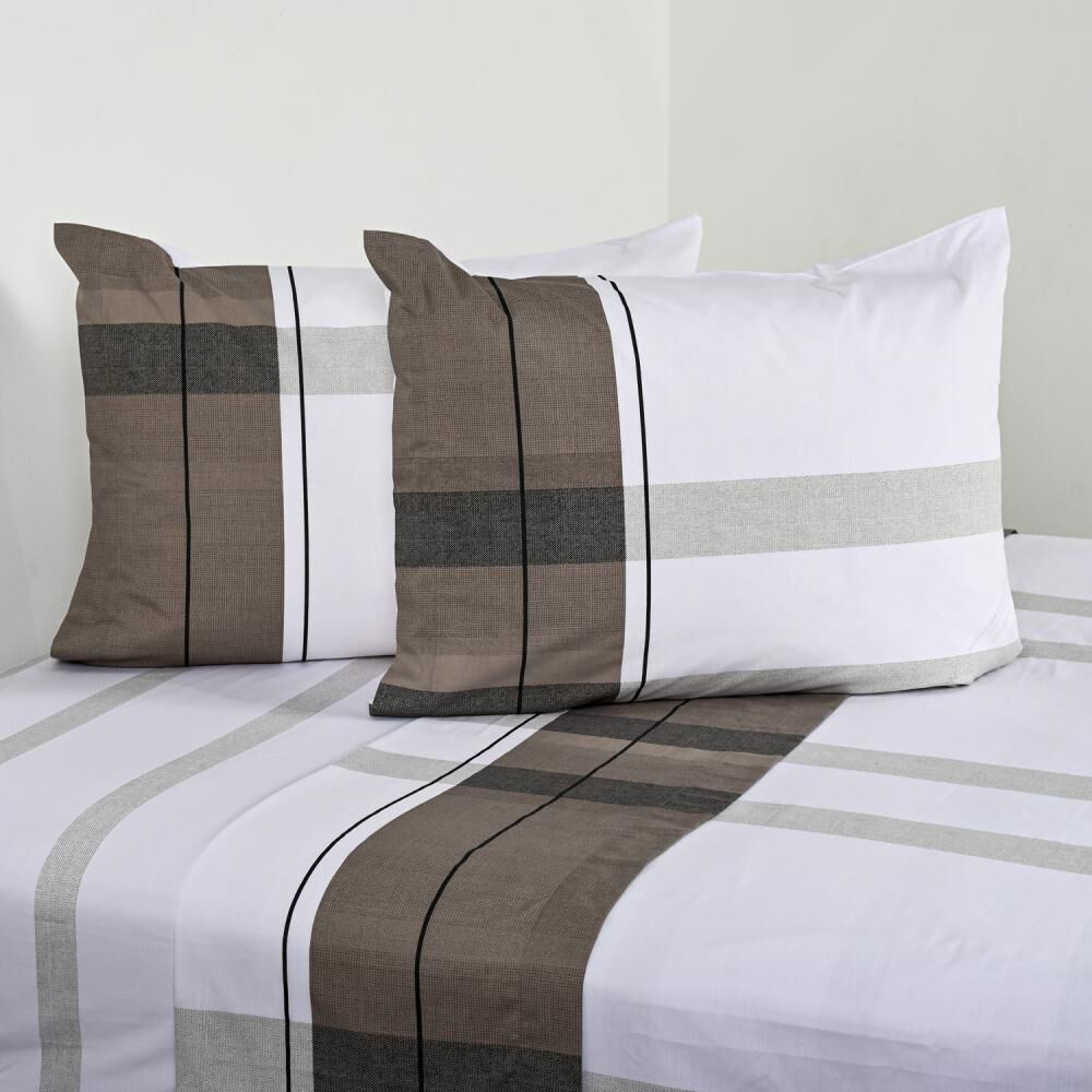 Juego De S&aacute;banas Cannon Rustic / 2 Plazas / 200 Hilos image number 0.0