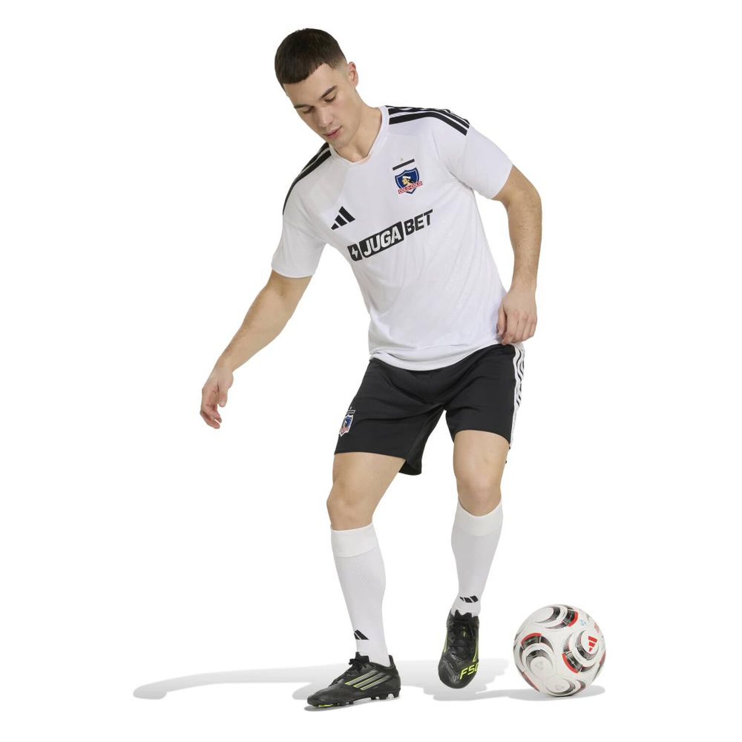 Short De F&uacute;tbol Hombre Adidas image number 3.0