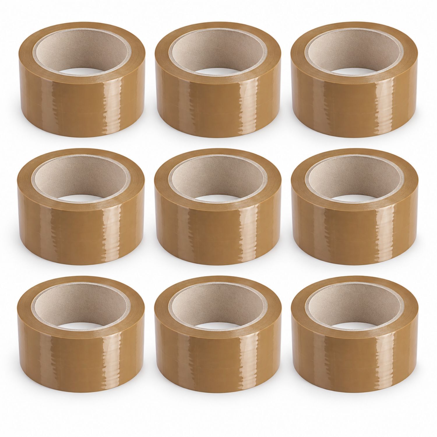 Pack 9 Cintas Embalaje Caf&eacute; 45mm X 40m 40 Micrones - Ps image number 0.0