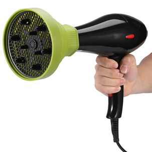 Difusor Para Secador De Cabello De Silicona Plegable Verde