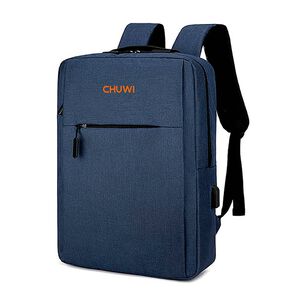 Mochila Tela Impermeable/conector Usb/color Neptune Blue
