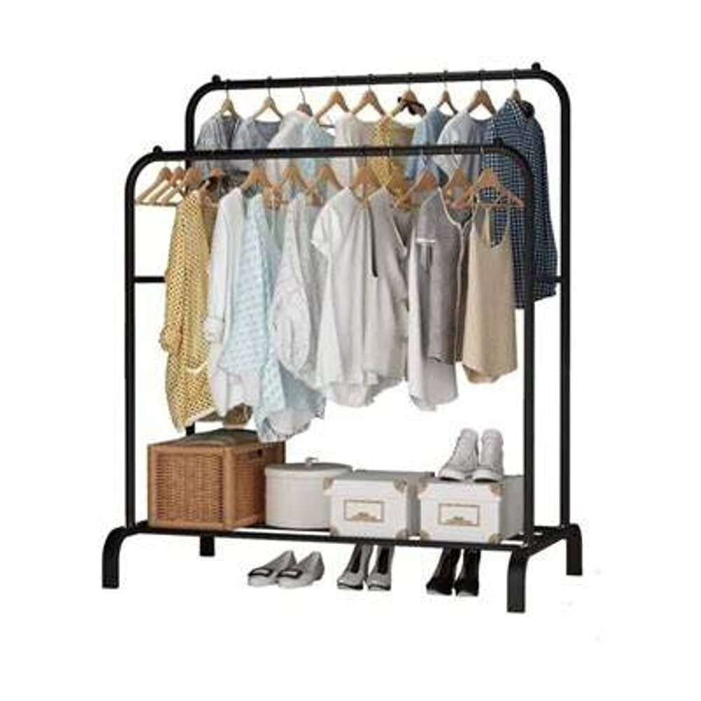 Perchero Met&aacute;lico Doble Colgador Exhibici&oacute;n Organizador Dt image number 1.0