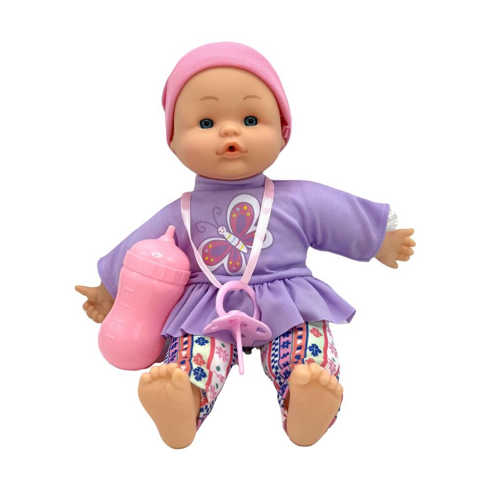 Muñeca Baby Doll Bostecitos Cuerpo Blando 12" Llorón Ass image number 14.0