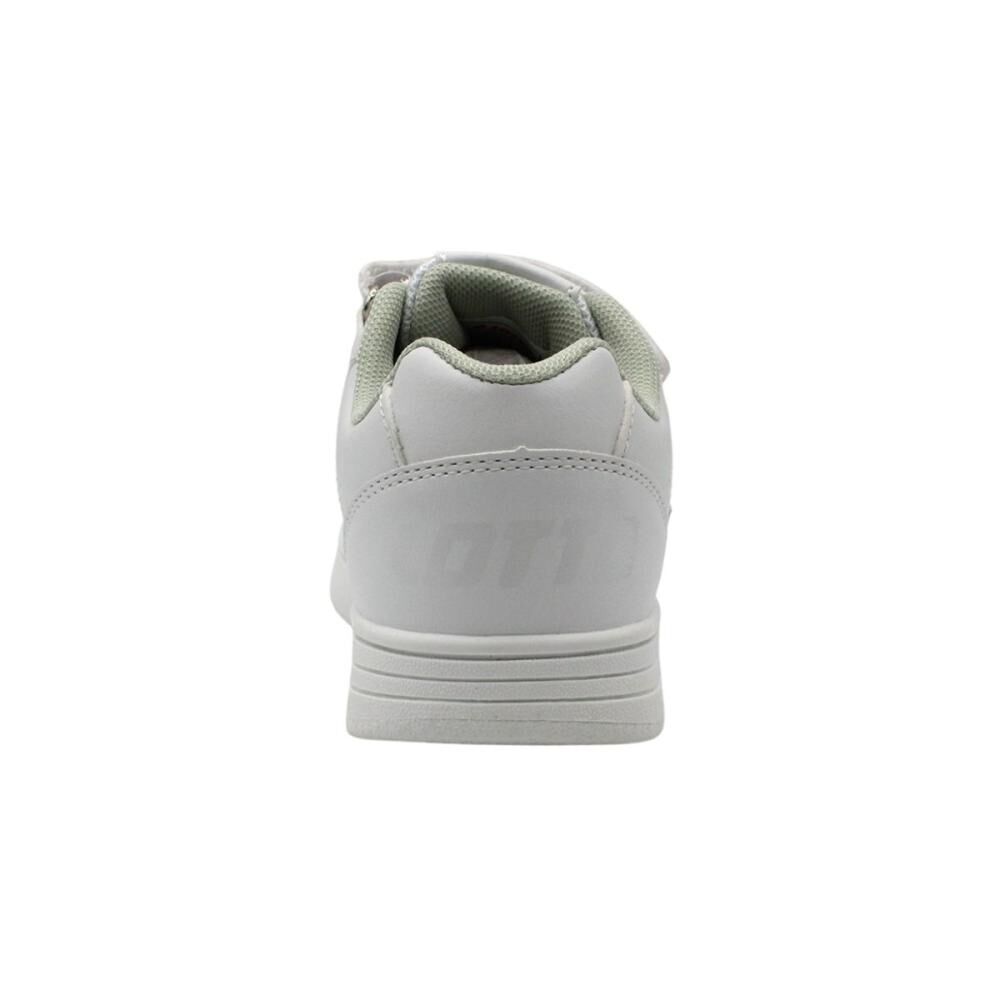 Zapatilla Escolar Niño Lotto Blanco image number 2.0