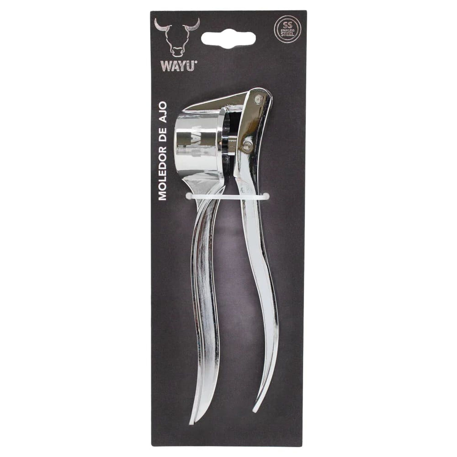 Moledor Prensador Triturador De Ajo Wayu Cocina Acero image number 1.0