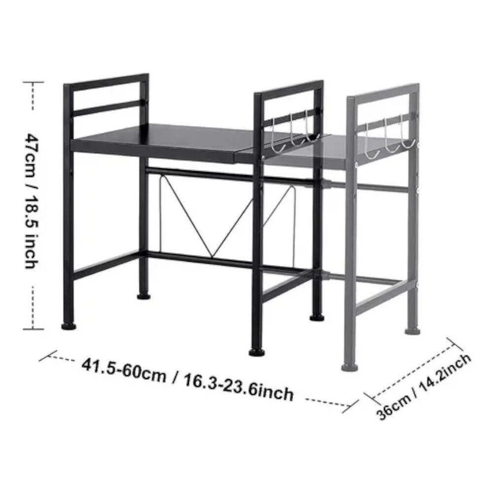 Estante Repisa Extensible Horno Microondas Organizador image number 0.0