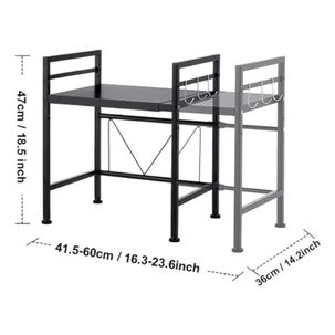Estante Repisa Extensible Horno Microondas Organizador