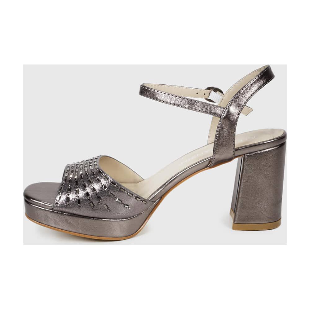 Sandalia Sabirah Plateado image number 4.0