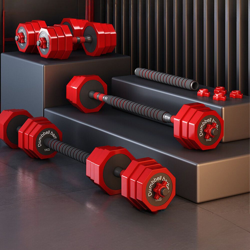 Set Mancuernas 20 Kg Barra Rusa Kettlebell Premium image number 4.0