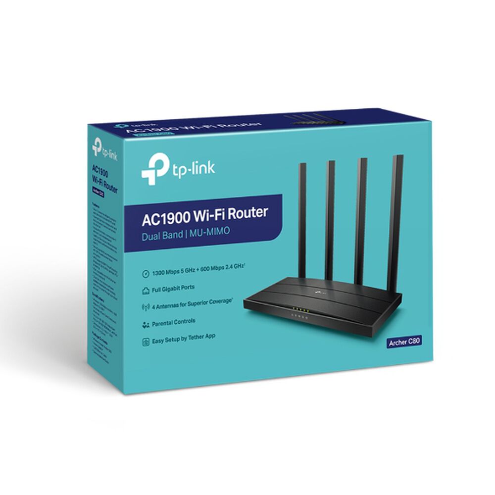 Router Tp-link Archer C80 Ac1900 Wi-fi 5 1.3 Gbps Mu-mimo image number 0.0