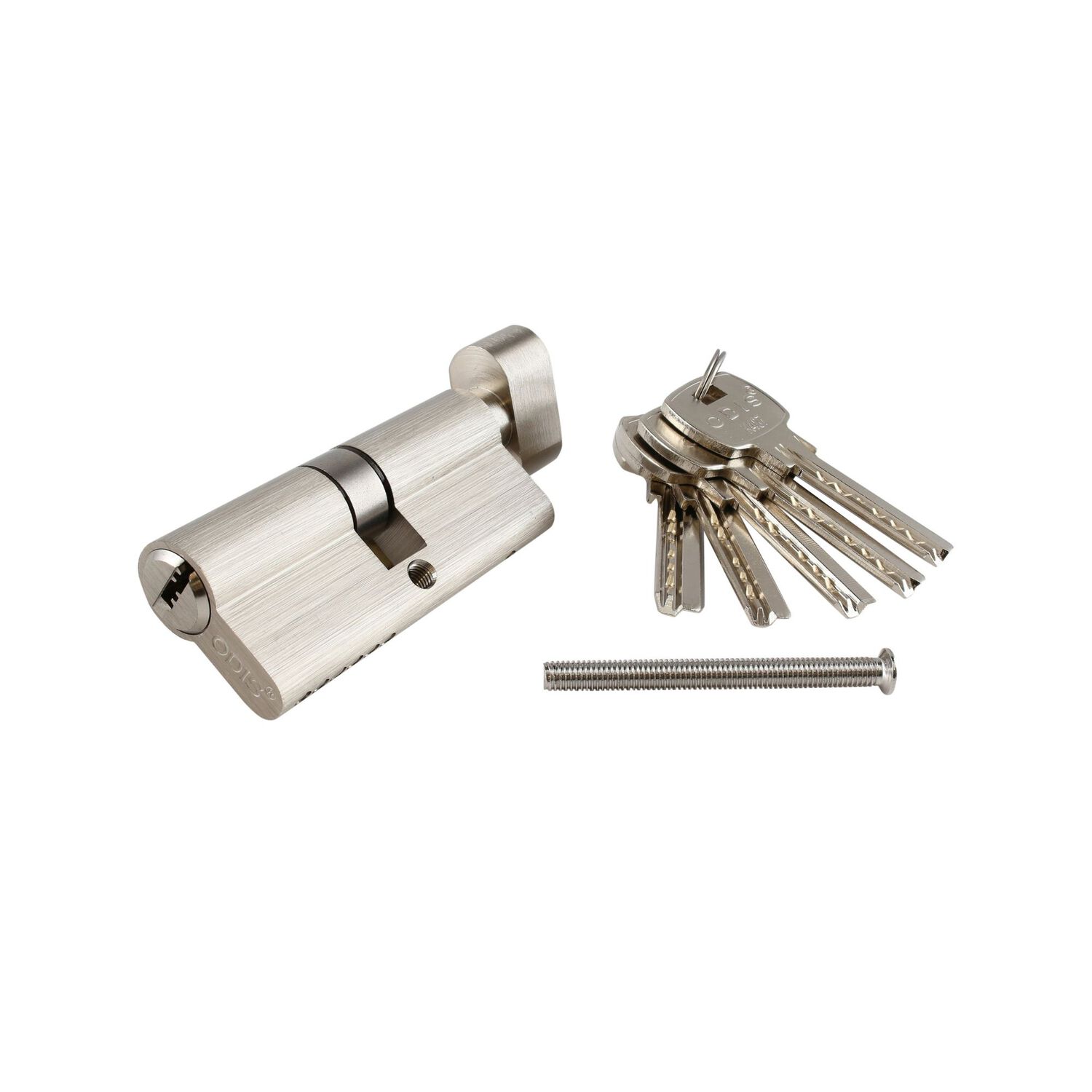 Cilindro Odis Llave-seguro Punto 70mm (35-35) 6 Combinaciones Plata image number 3.0