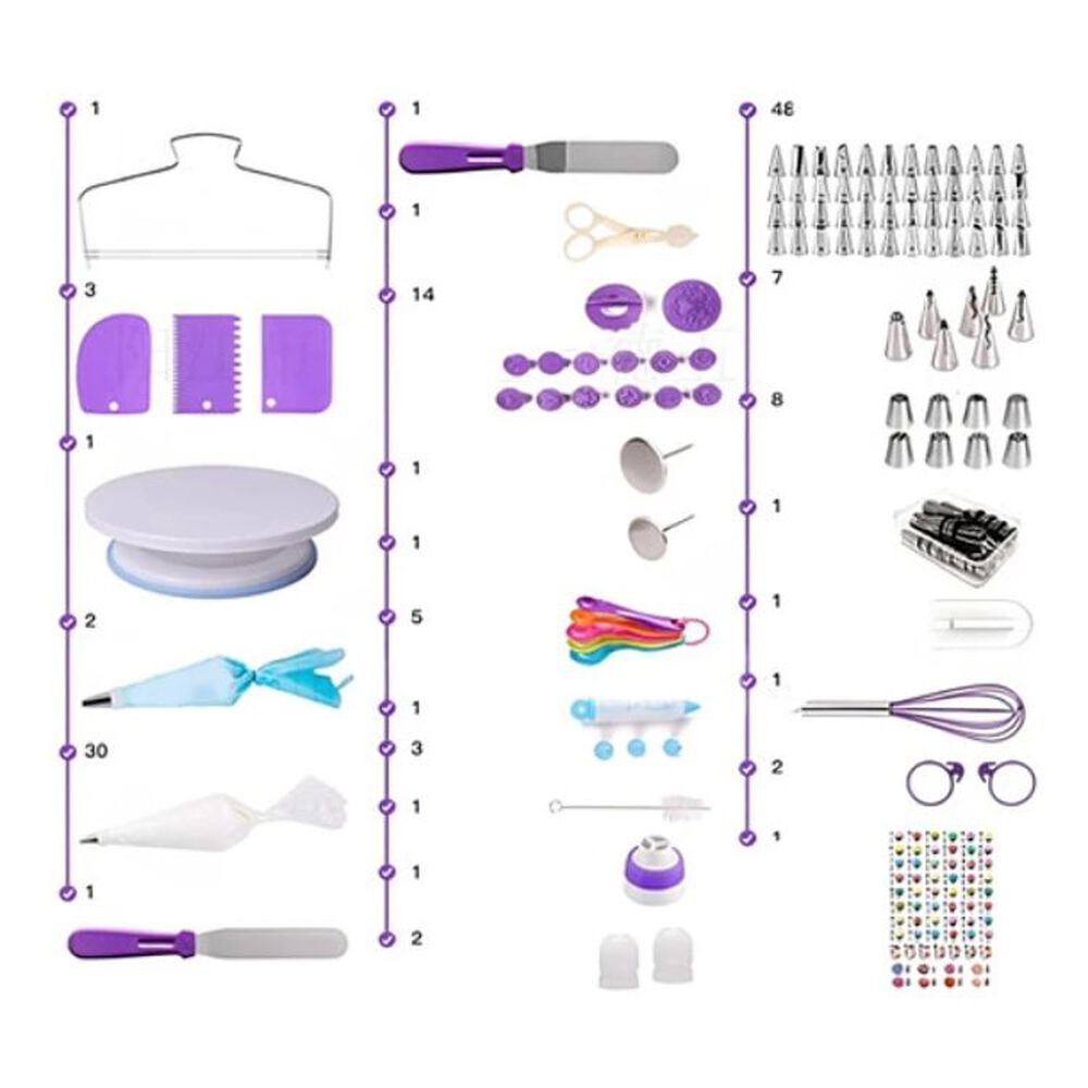 137 Accesorios Para Decorar Tortas Con Base Giratoria 360 image number 2.0