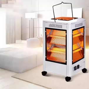 Calefactor Electrico Hogar Cuarzo 5 Caras Infrarrojo 2200w