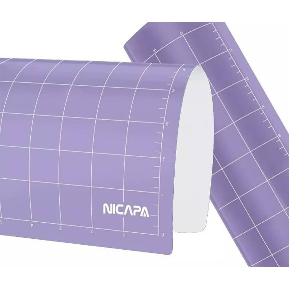 Tapete Nicapa Cameo 4/3/2/1 Silhouette 30x30 Cm Adher Fuerte. Morado image number 3.0