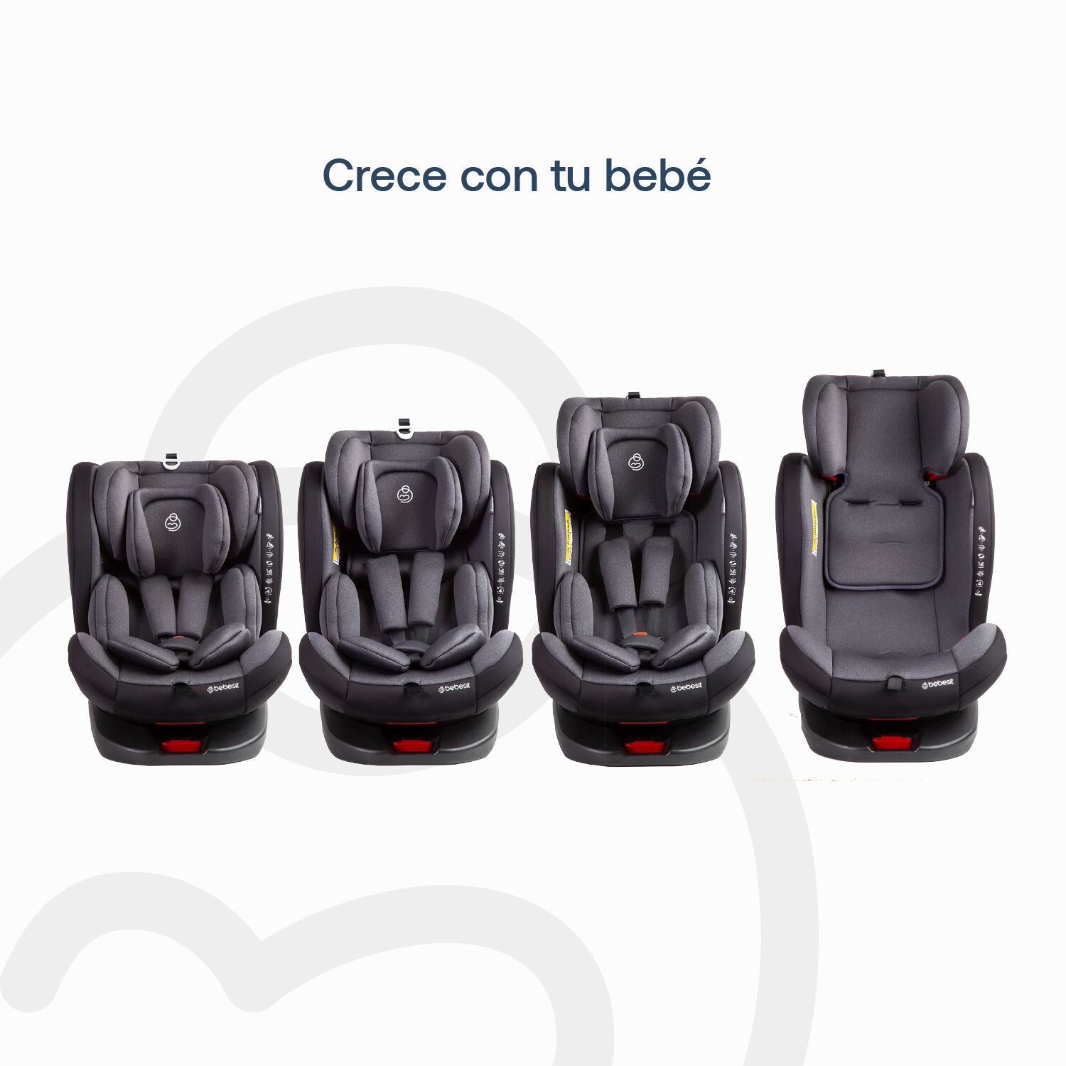 Silla De Auto Saturn Dark Grey image number 5.0