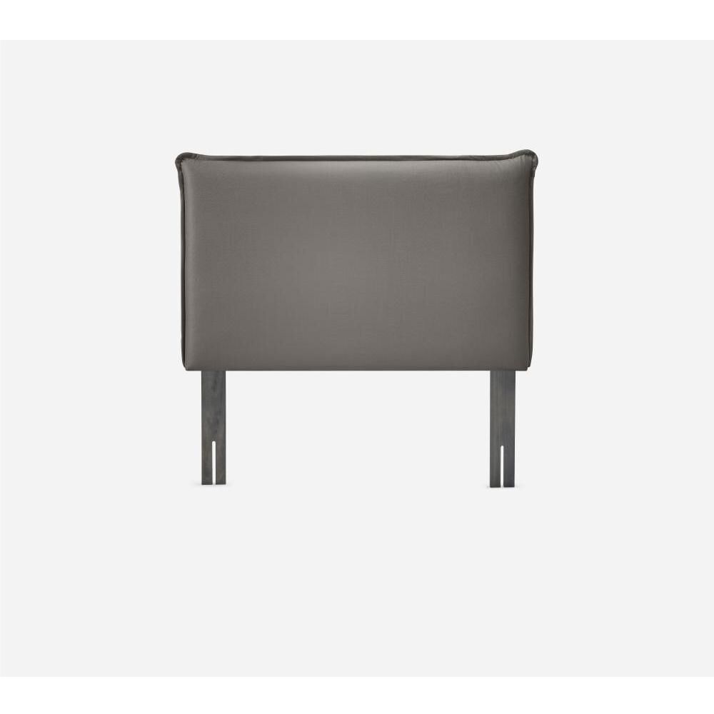 Cama Europea Rosen Tempo / 1.5 Plazas / Base Normal  + Respaldo Maurice Gris image number 3.0