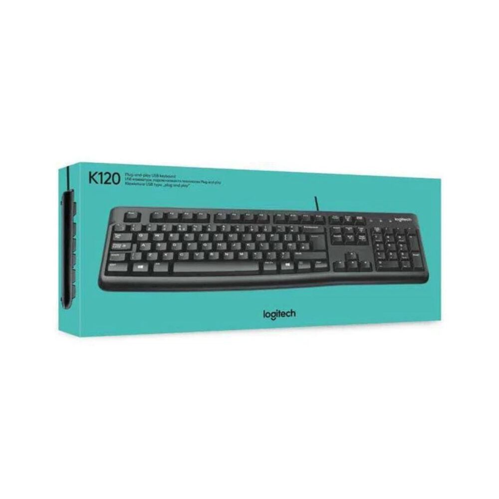 Teclado Silencioso Usb Negro K120 image number 3.0