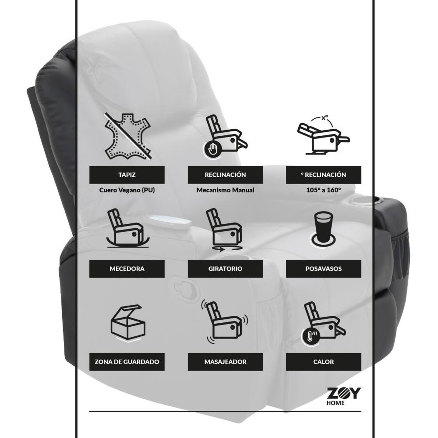 Bergere Zoy Home Lhasa / 1 Cuerpo image number 9.0