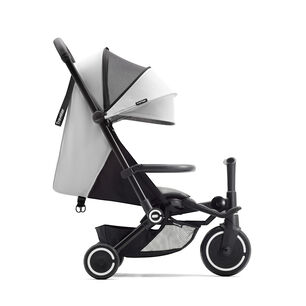 Coche Triciclo Traveler Gris Claro