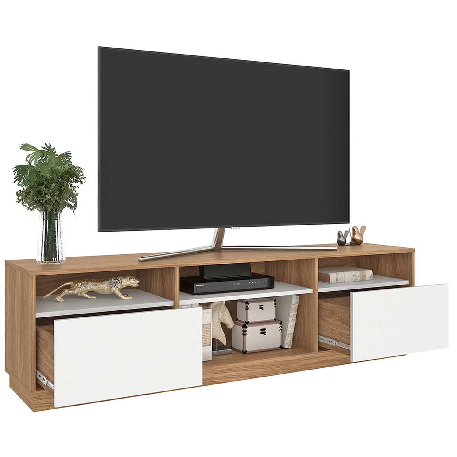 Rack Vekka Home Atlas / 2 Puertas / 2 Cajones image number 3.0