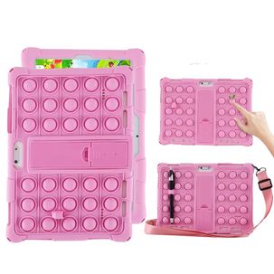 Funda Protectora Pop It Para Tablet 10 Pulgadas Con Cordón
