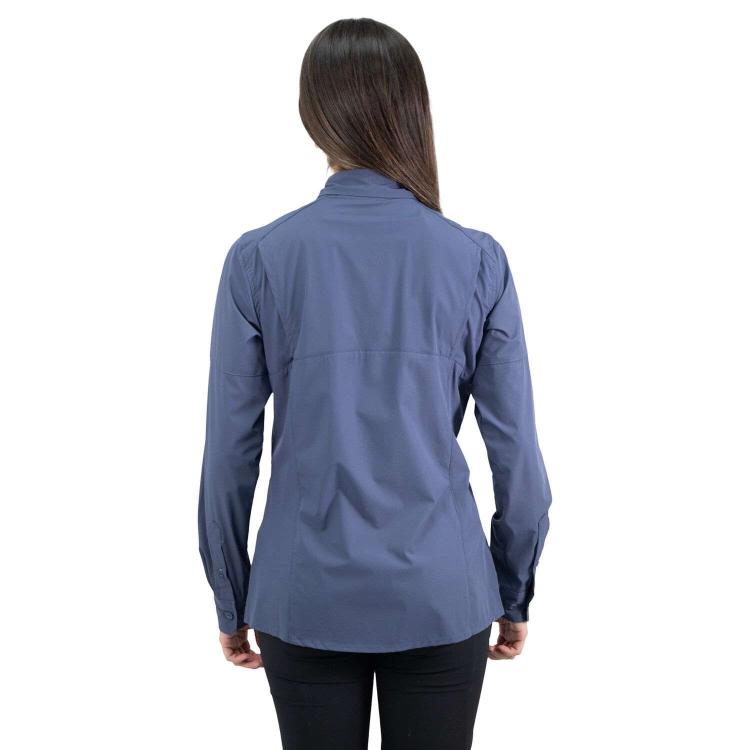 Camisa Hw Antakari Spandex Mujer Azul image number 3.0