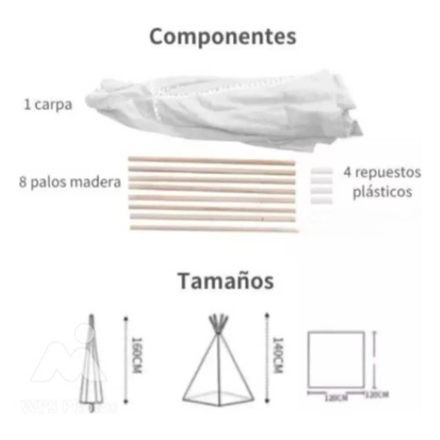 Carpa De Ni&ntilde;os Juguetes image number 5.0