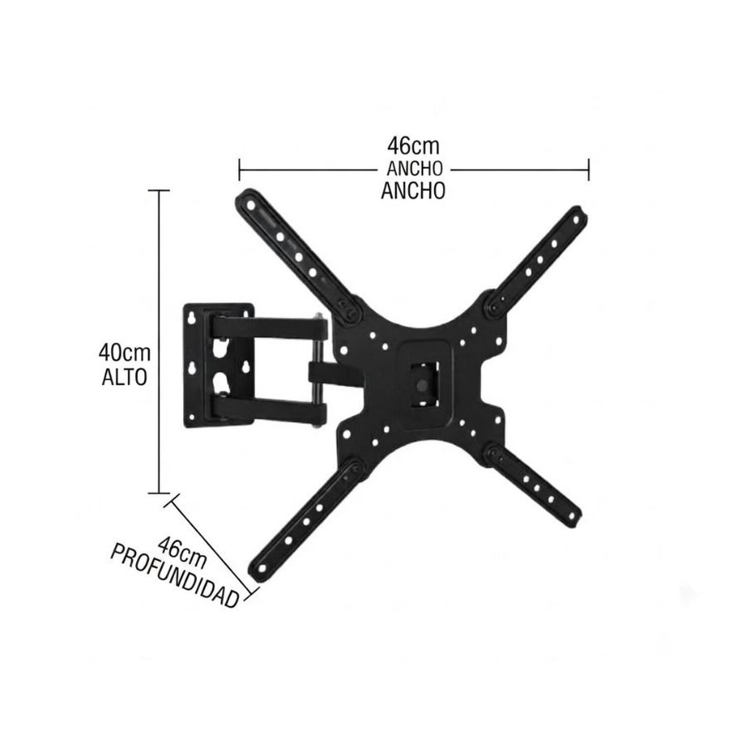 Soporte Articulado Tv 15 A 58 Pulgadas Brazo Extensible image number 2.0