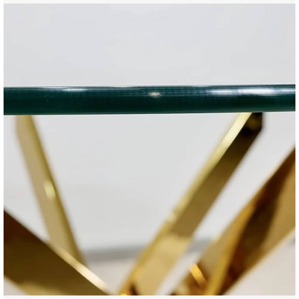 Mesa De Comedor Warwick Redonda Gold 100cms image number 2.0