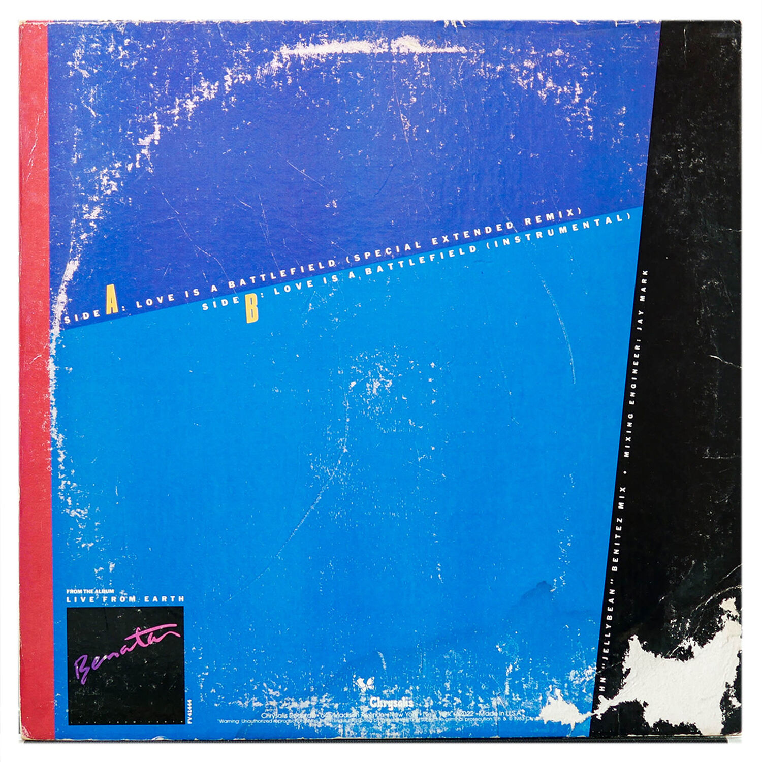 Pat Benatar - Love Is A Battlefield | 12" Maxi Single Usado image number 1.0